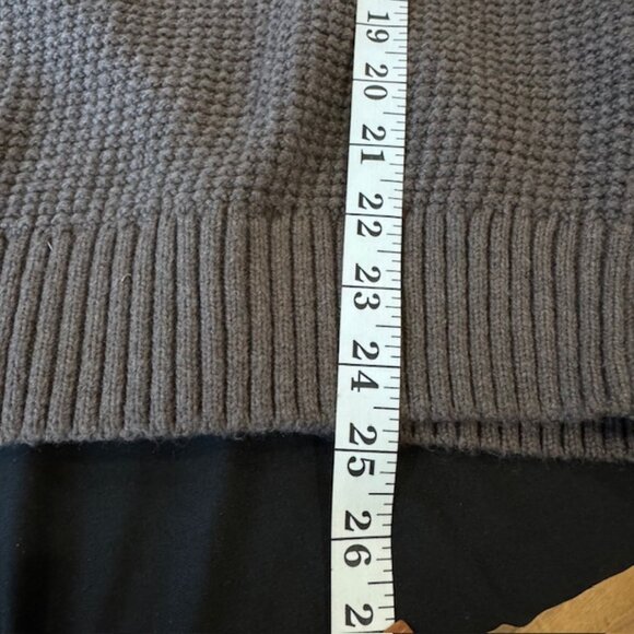 Market & Spruce Waffle Stitch Cowl Neck Sweater – Brown, Size Medium, NWT - Picture 9 of 9